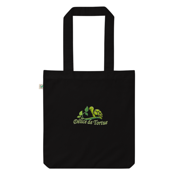 Sac de cueillette en coton biologique "Délices de Tortues"